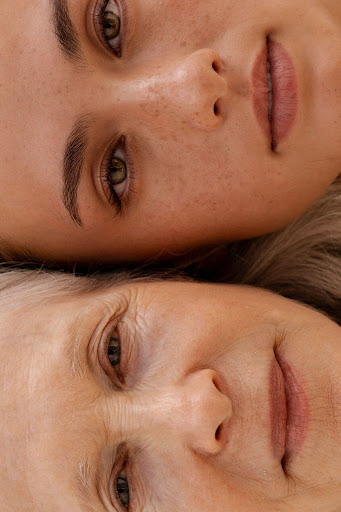 Community of women smiling together
